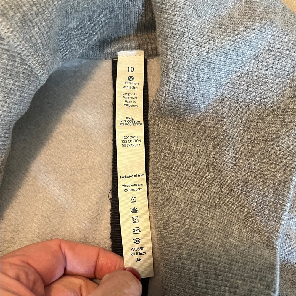 Lululemon Gray Button-Up Cardigan Jacket - Picture 3 of 5